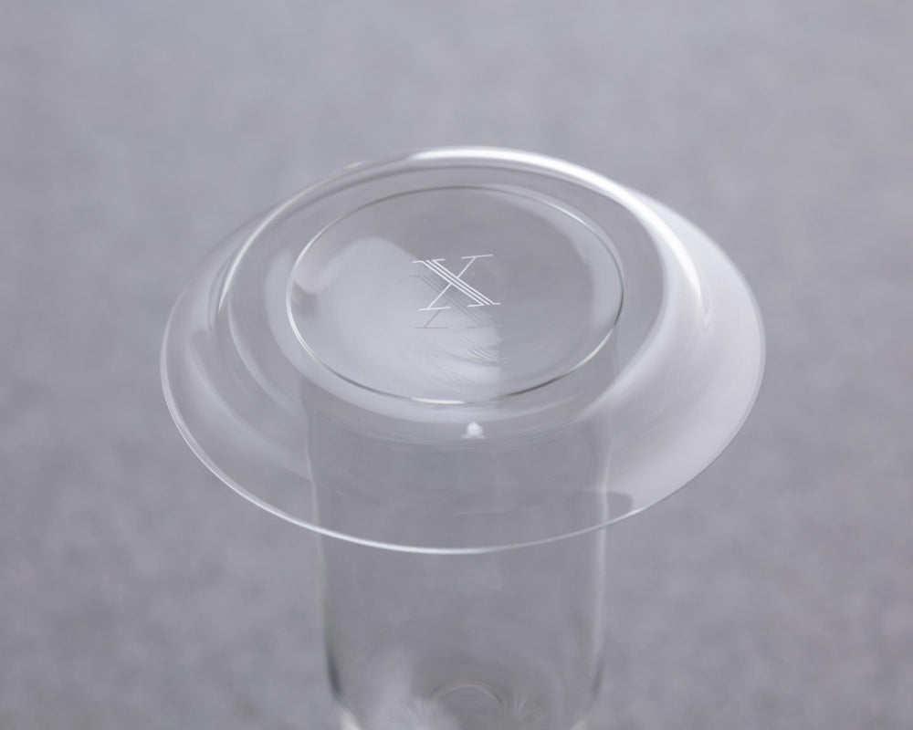 X Muse spirit testing glass